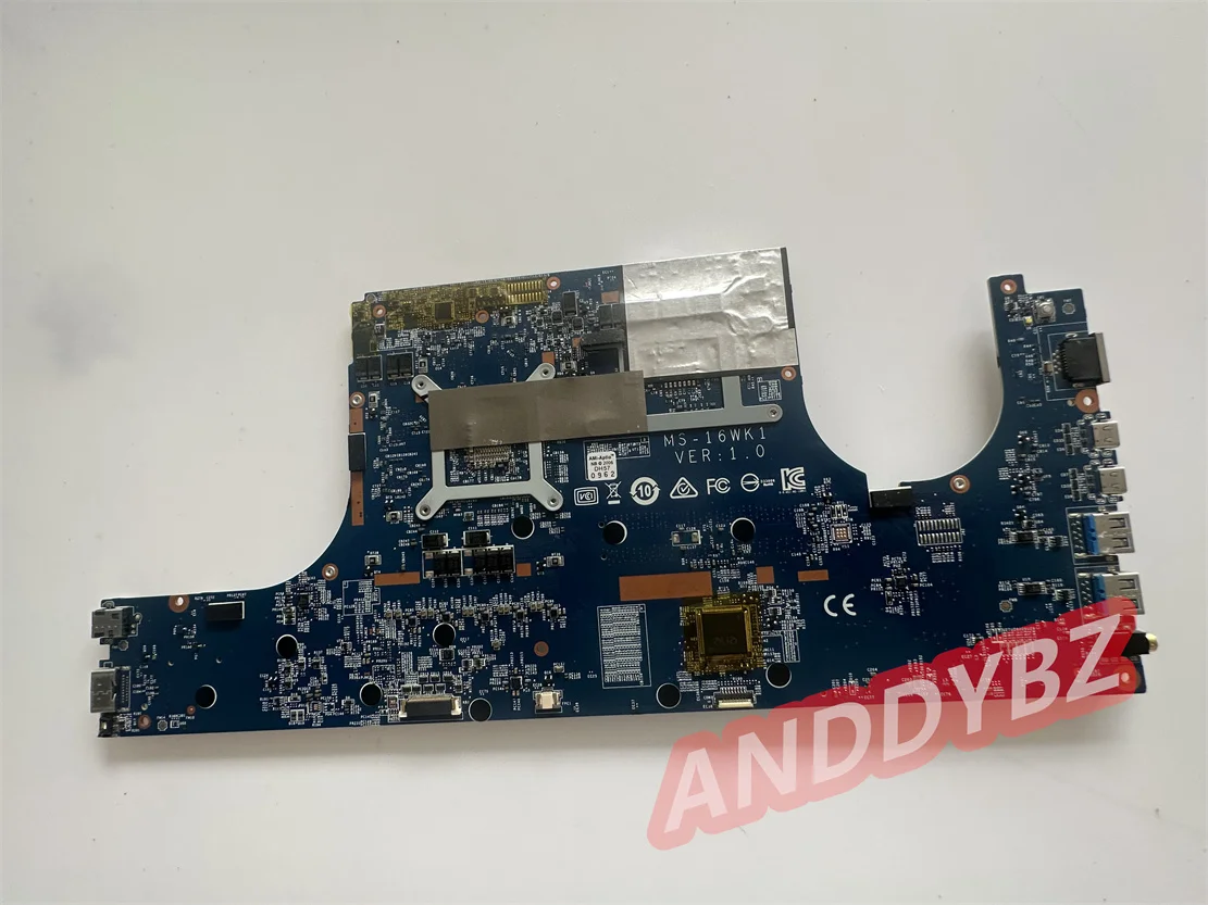 Original FOR MSI BRAVO 15 A4DDR MS-16WK MS-16WK1 Laptop Motherboard R5-4600H  RX5500M/V4G Works Perfectly