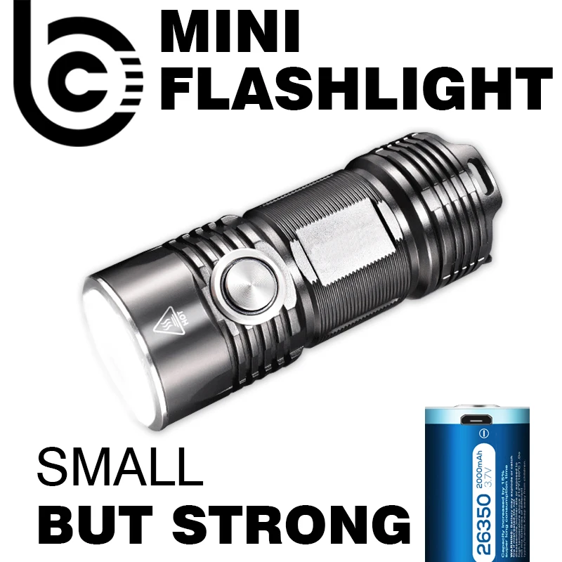 ES03 5000LM Powerful LED Flashlight Mini USB Rechargeable Super Bright Torch For Night Run Mountaineering