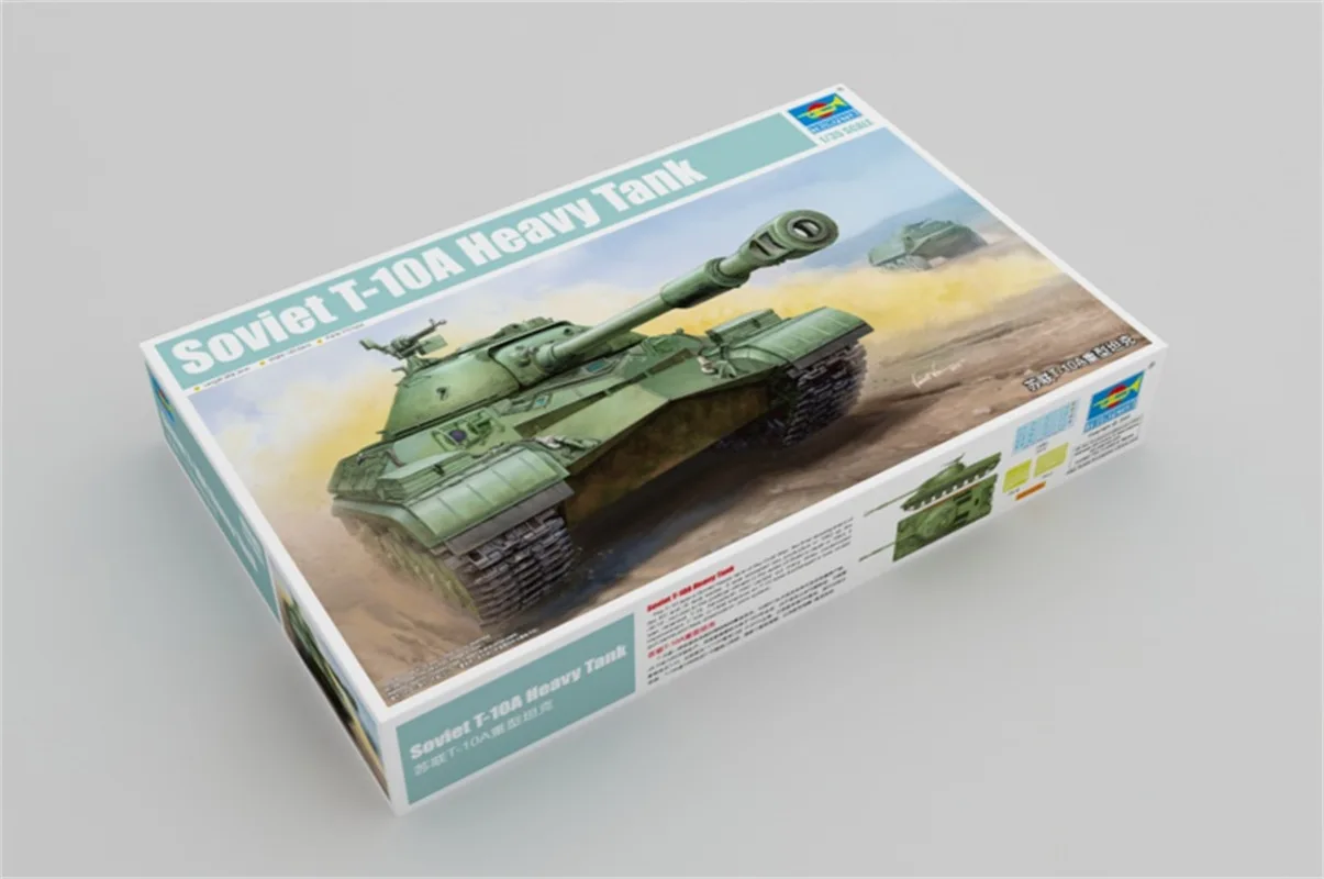 

Trumpeter 1/35 Scale Soviet T-10A Heavy Tank Plastic Military Assembly Model Building #05547