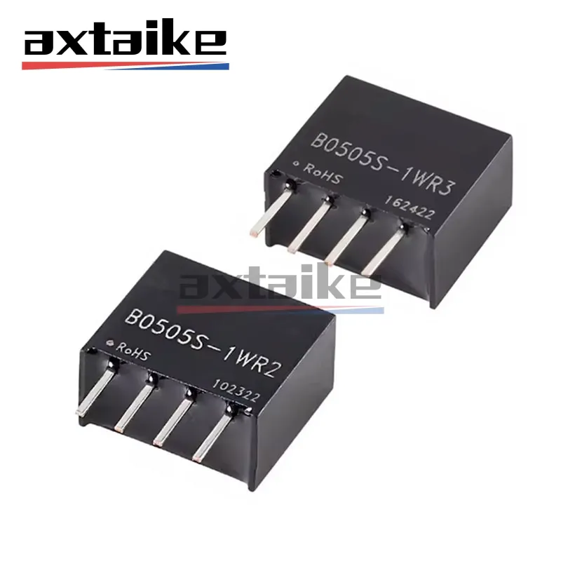 5PCS B0505S-1W B0505S-1WR2 B0505S-1WR3 4Pin SIP-4 B0505S 1W 5V To 5V 3000VDC Isolation DC/DC Module Power Supply IC