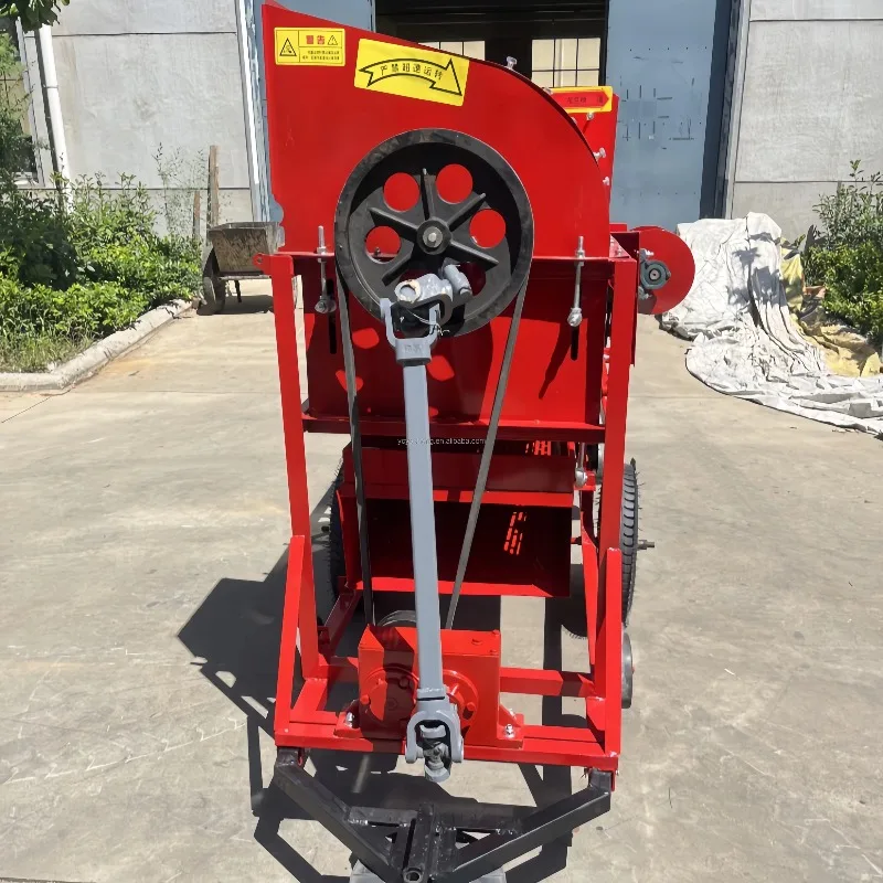 Hot Sale Mini Peanut Picker Machine PTO Driven Groundnut Harvester with Engine and Gearbox Hand Tractor Mounted