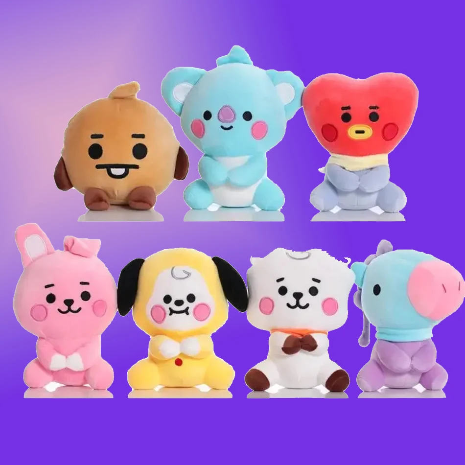 

MINI Plush Dolls Tata Koay Shooky Mang Cooky Plush Keychain Bag Pendant Ornament Bag Accessories Soft Stuffed Toys Gift for Kids