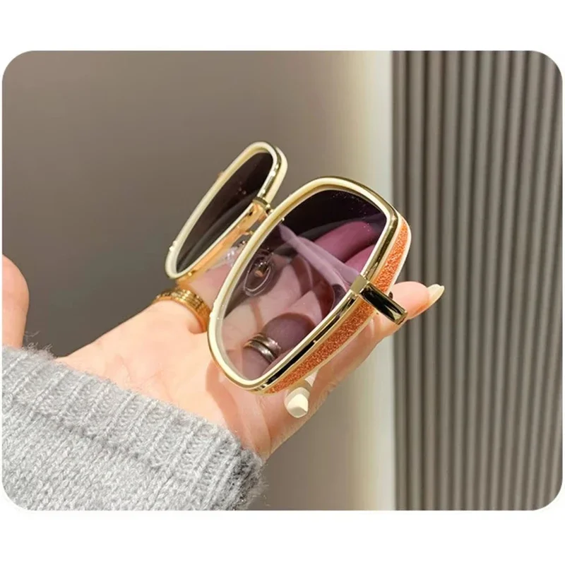 K-Pop Saja Boys Jinu Demon Hunters Cosplay Gradient Sunglasses for Men Women Group Idol Role-play Halloween Costume Accessories