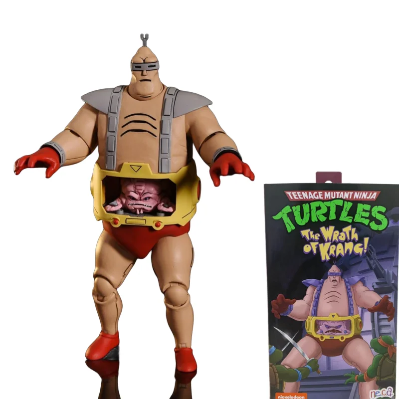 Original Neca The Wrath Of Krang 54157 Teenage Mutant Ninja Turtles 7 Inch Action Figure Robot Animated Version Tmnt Model Toy