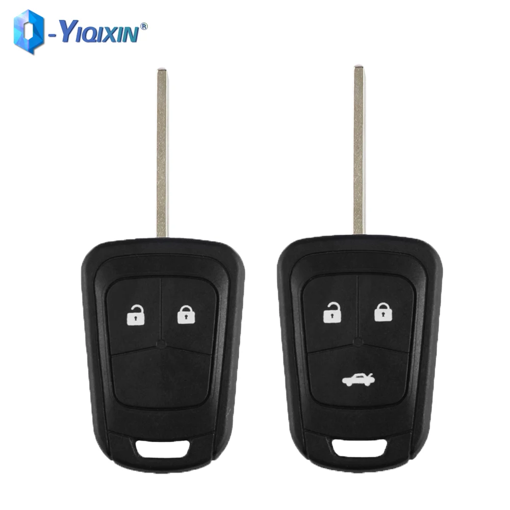 เปลือกกุญแจรถรีโมทสำหรับ Chevrolet Aveo Cruze Camaro Sonic MALIBU Key สำหรับ Opel Vauxhall Astra J INSIGNIA Zafira C mokka ไม่มีโลโก้