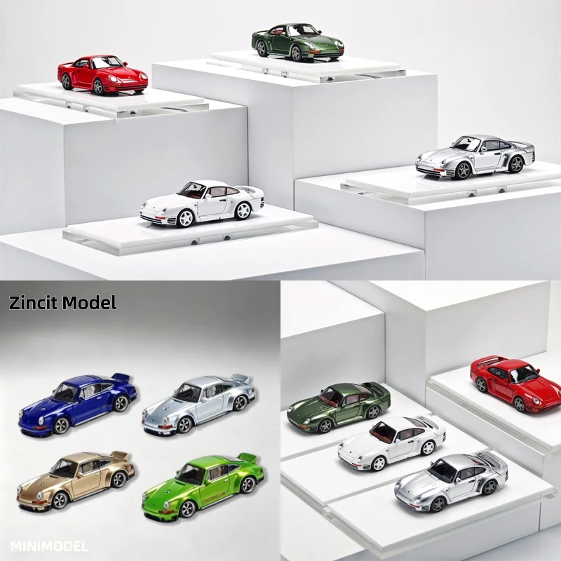 Zincit Model 1:64 Singer 911 964 DLS / 959 Diecast Model Car