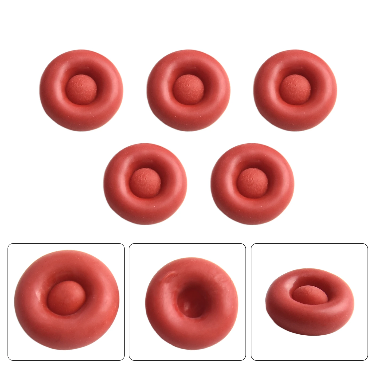 10pcs Caulk Cap Glass Glue Tip Sealing Cap Glue Mouth Protective Cover Caulking Nozzles Cap Red Caulk Saving Cap