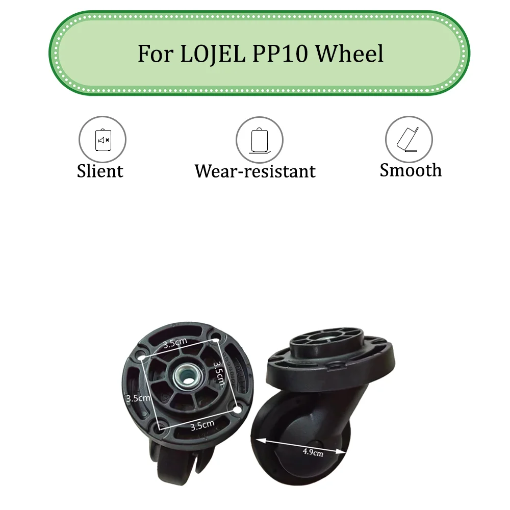 

For LOJEL PP10 Universal Wheel Replacement Suitcase Silent Smooth Shock Absorbing Durable Convenient Accessories Caster Wheels