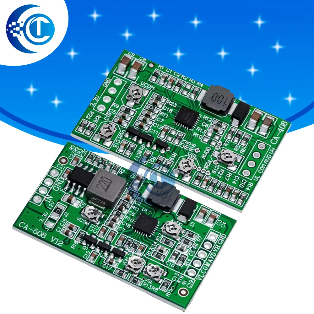 وحدة تشغيل الإضاءة الخلفية TCON ذات 4 قنوات لشاشات TFT LCD: لوحة معززة CA-508/CA-408 - جهد قابل للتعديل 3.3 فولت/12 فولت #1