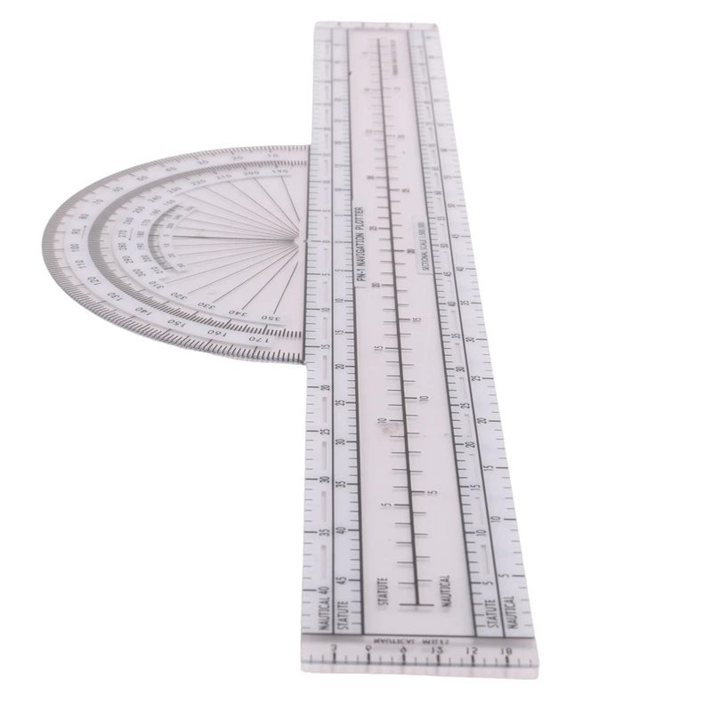 Aviation Navigation Plotter Premier Fixed Plotter With Waccharts, Flight Planning Routes Tools For Pilots, For Students