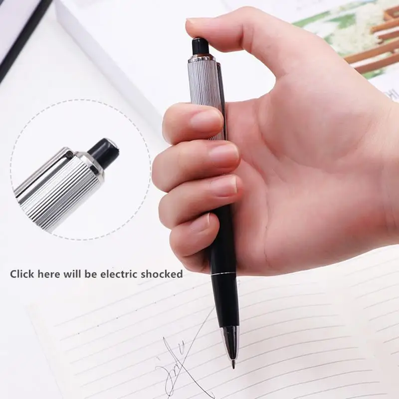 Novelty Utility Electric Shock Pen Creative Electric Shock Pen Toy Funny Prank Trick Joke Gadget Toy Gift