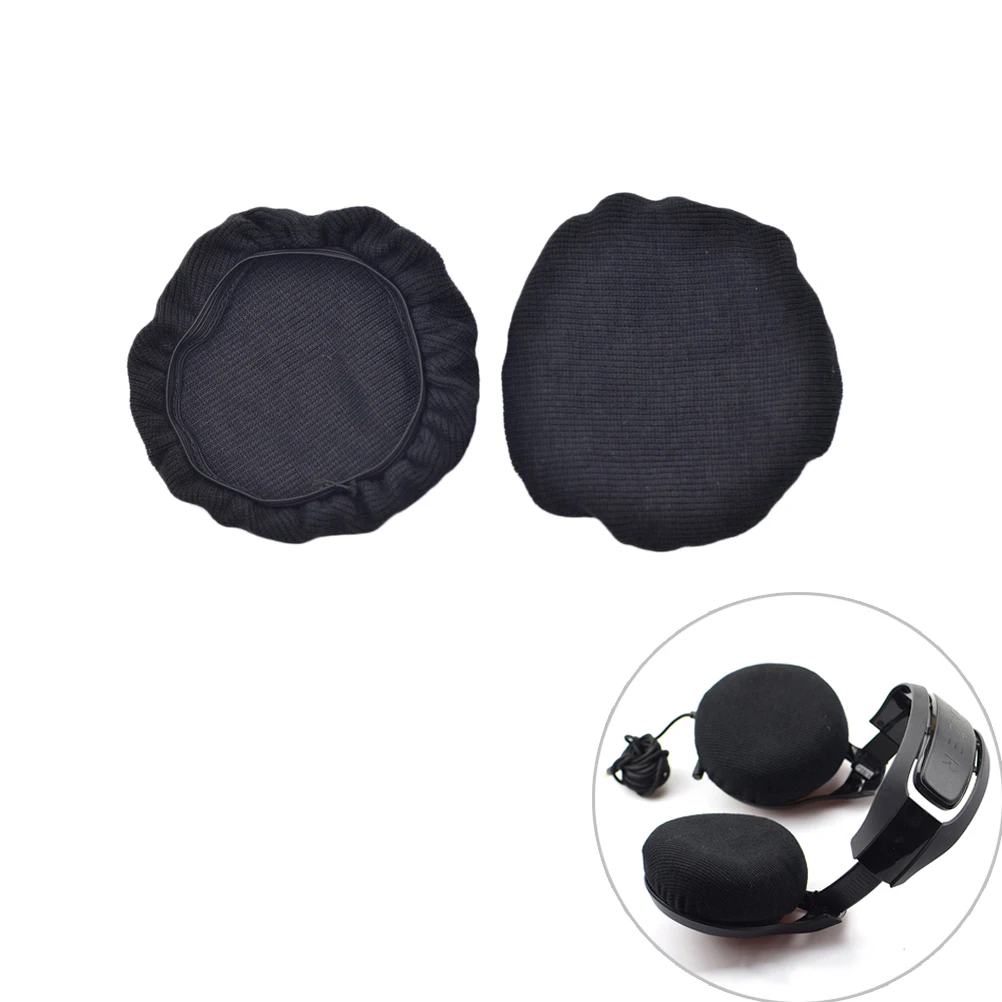 

4 Pcs Headphone Dust Cover Stretchable Ear Pad Protector Gaming Aviation Sweat Absorption Washable Flash Drying