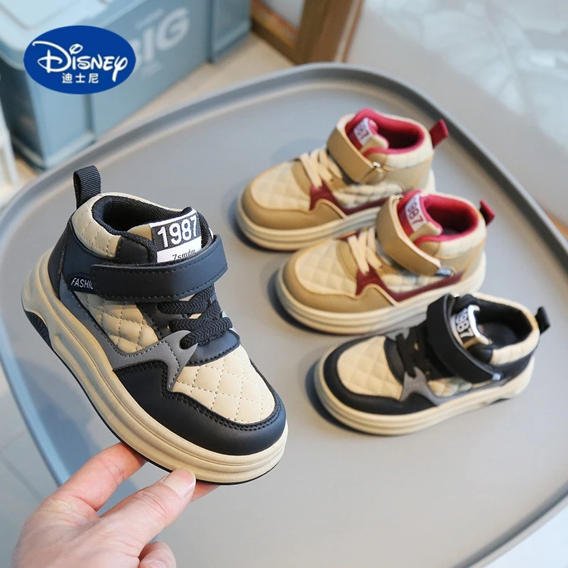 

Disney Kids' 2025 High-Top Sneakers | Lightweight & Soft-Soled Casual Shoes for Boys & Girls