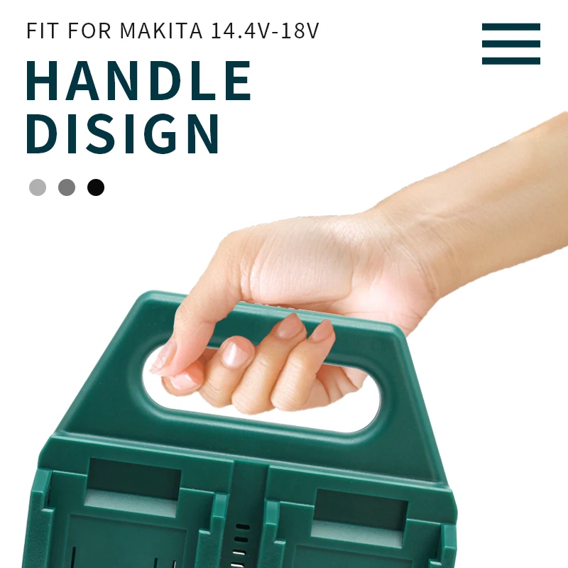 Tool Holder Dock Mount Storage Rack For Makita/Bosch 18V Fixing Devices Tool Holder Machine Drill Storage Bracket Stand Slots