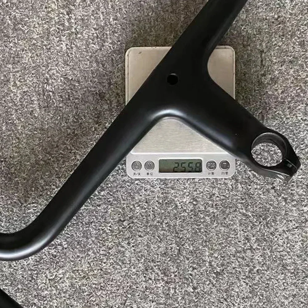 265g only Ultra Light carbon fiber road bike Alpinist integrated Handlebar True T1000 carbon made with computer mounts