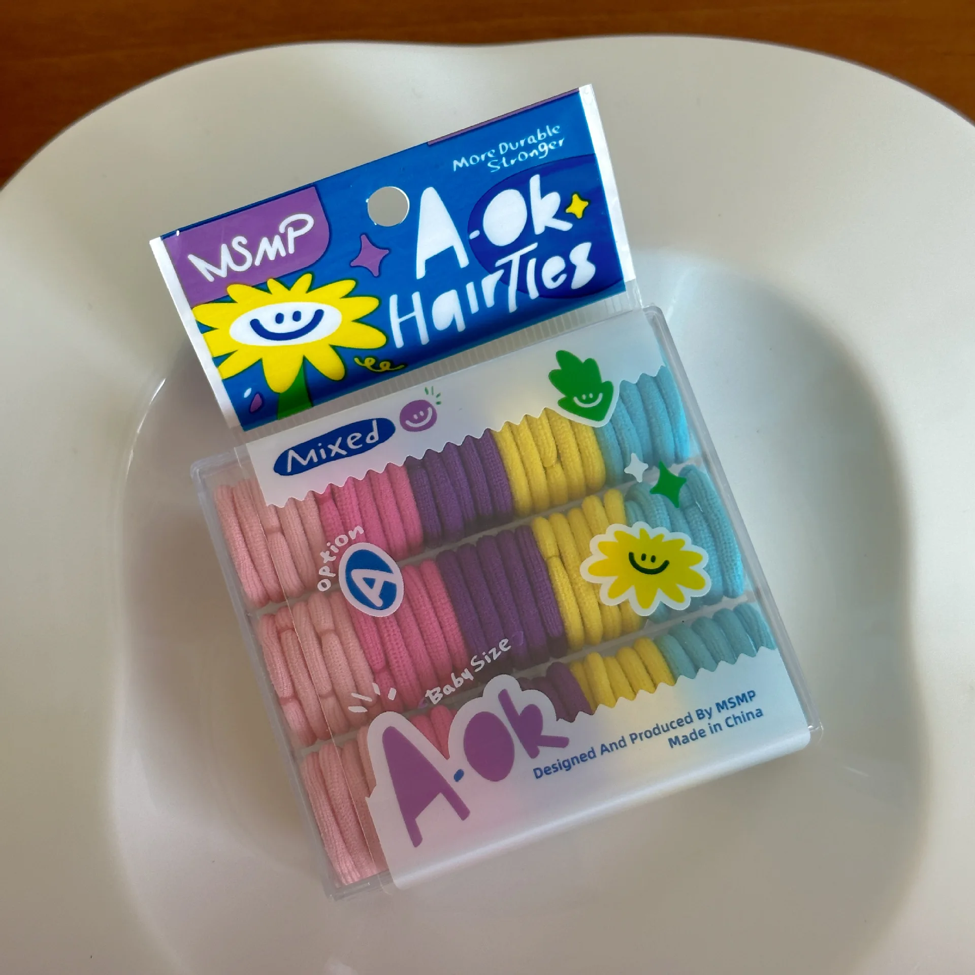 

70 шт. детские резинки для волос, красочные резинки для волос с петлей, нетоксичные резинки для волос для маленьких девочек, не спутывающиеся держатели для хвоста, подарочная коробка