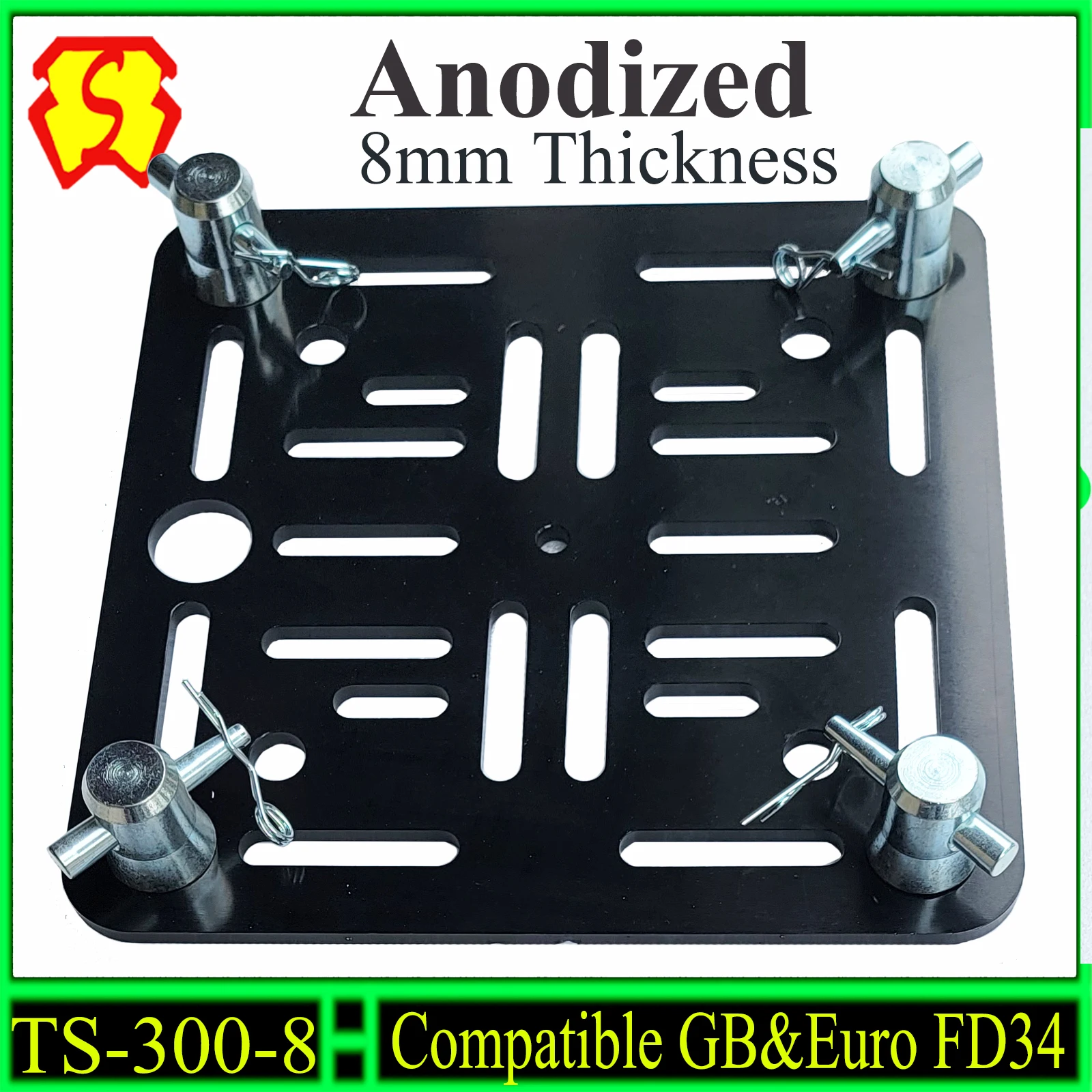 truss Totem plate truss Base Plate 300*300*8mm multiple functions