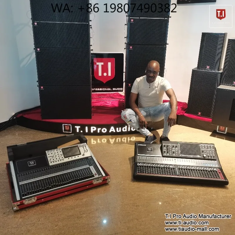 Console de mixage numérique 32 canaux, équipement audio professionnel pour DJ pour les fêtes et les spectacles de musique en direct