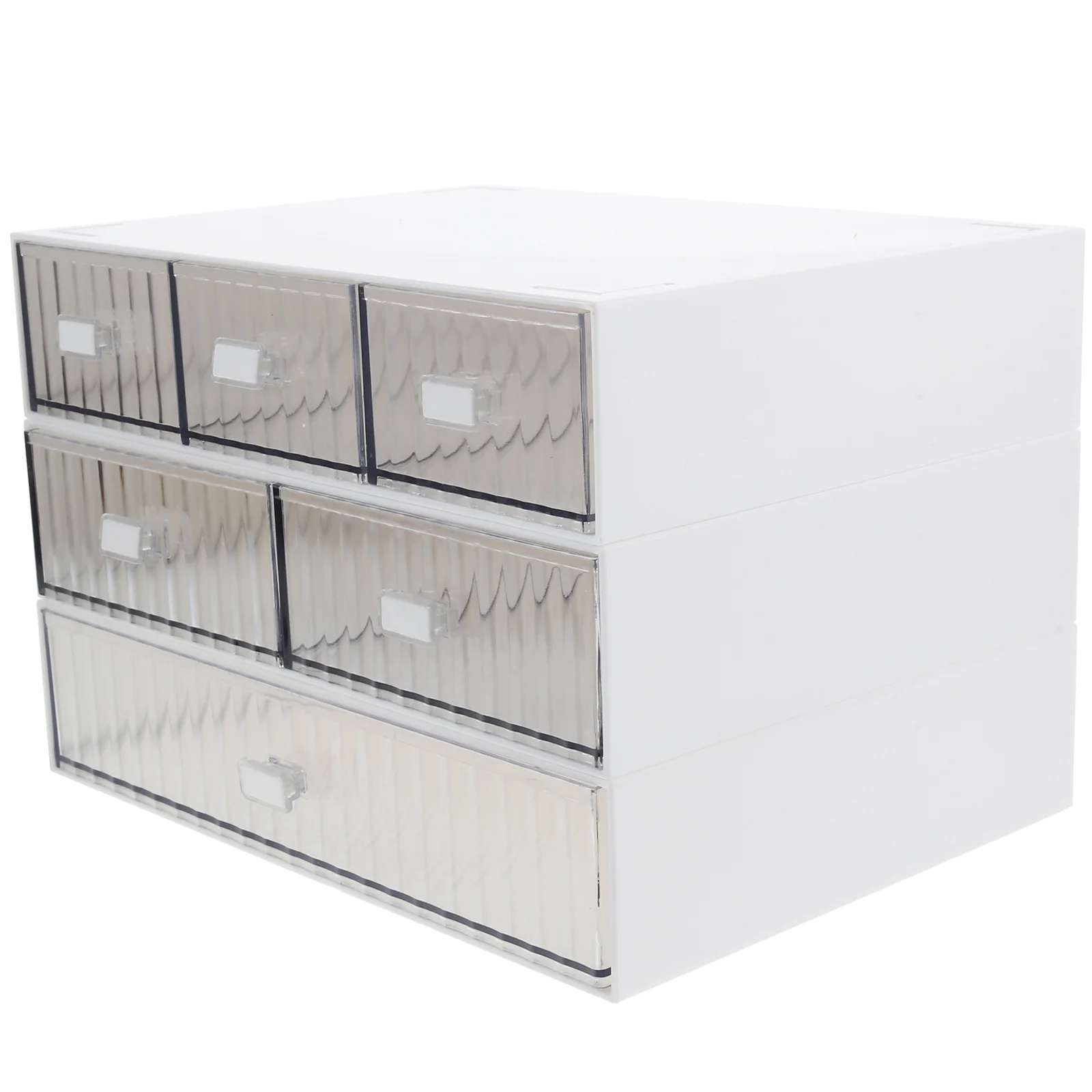 

1Set Desktop Storage Drawer Stackable Desk Organizer Drawer Style Storage Box Multi Function Organizer Large Capacity