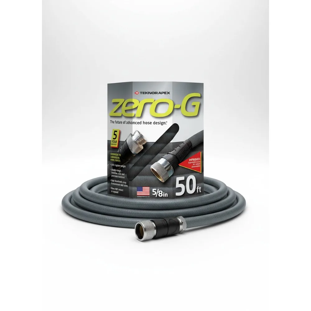 

Ultra Flexible 50ft Garden Hose, Lightweight & Kink-Free, Durable 5/8-Inch Water Hose for Easy Gardening