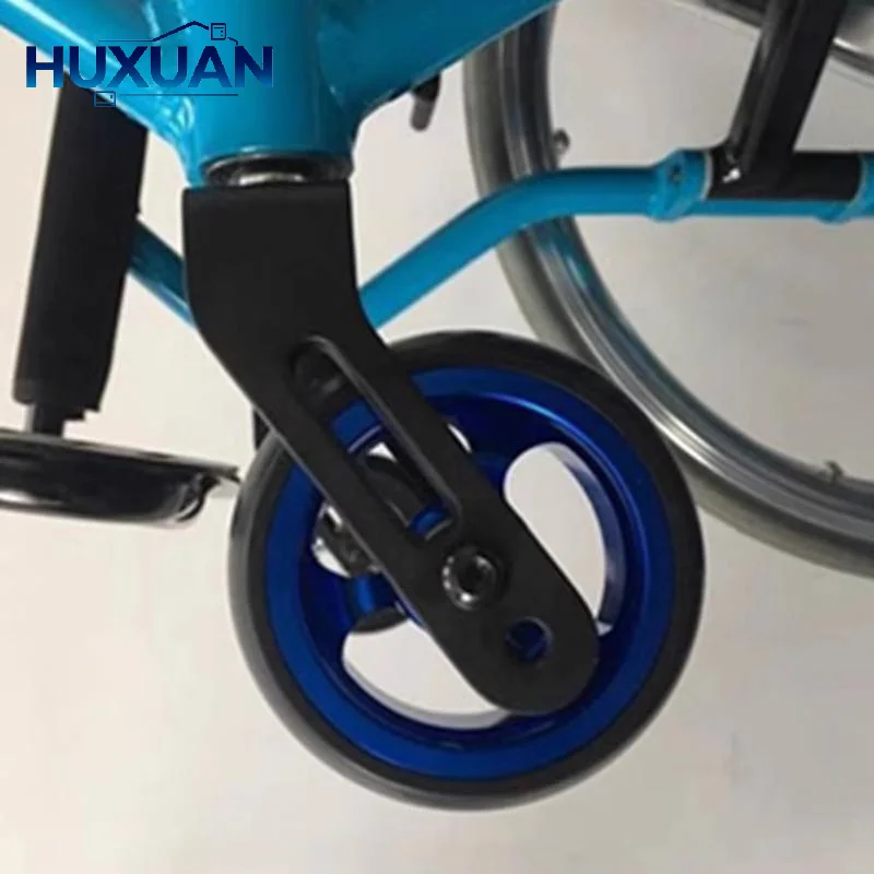 1Pcs Wheelchair Front Caster Wheels 4 Inch Replacement Rollers With Bearings Universal Fit For Manual Wheelchairs