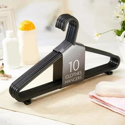 Multifunctional Black Wardrobe Hangers Non Slip Plastic Hanger For Household Wardrobe Storage And Organization