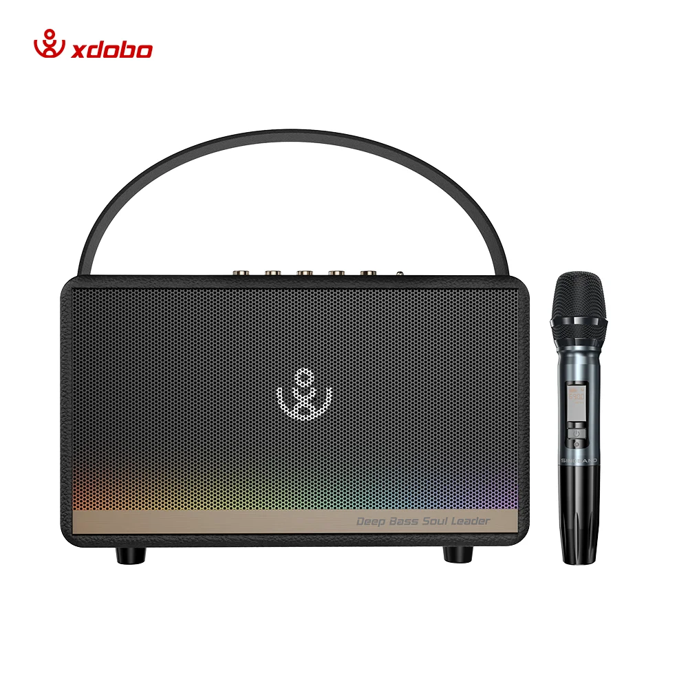 Xdobo 130w Large Output Portable Karaoke Large Battery Portable Blue Tooth Wireless Speaker