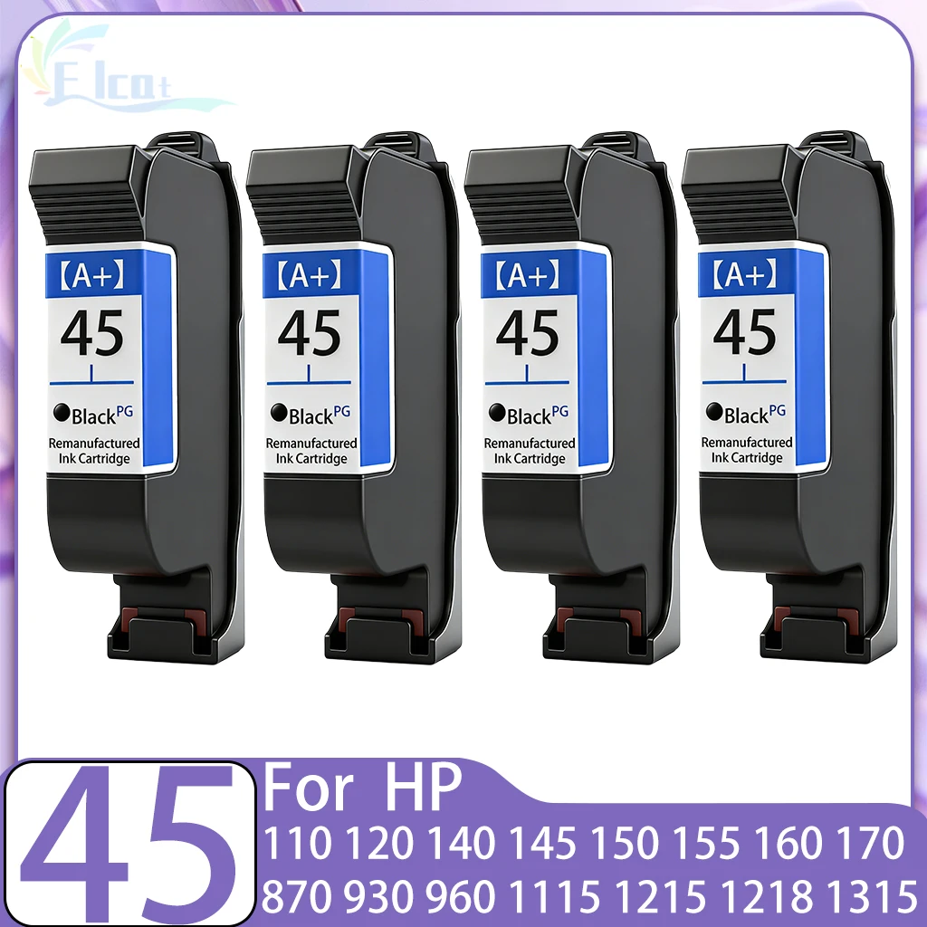 For HP 45 HP45 Ink Cartridge For HP45 45 Inkjet Plotter Remanufactured Black Inkjet Ink Cartridge For HP 51645A Ink Cartridge