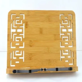 Portátil ajustável Bandeja Titular Livro e página Paper Clips-Cookbook Reading Desk Suporte resistente para Livros Bookstand Leve