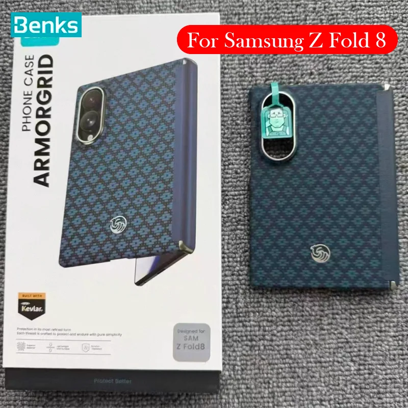 Etui z włókna węglowego Benks do Samsunga Z Fold 8, Kevlarowa obudowa z funkcją bezprzewodowego ładowania do SAMSUNG Z FOLD 8 ULTRA — zdjęcie produktu 7