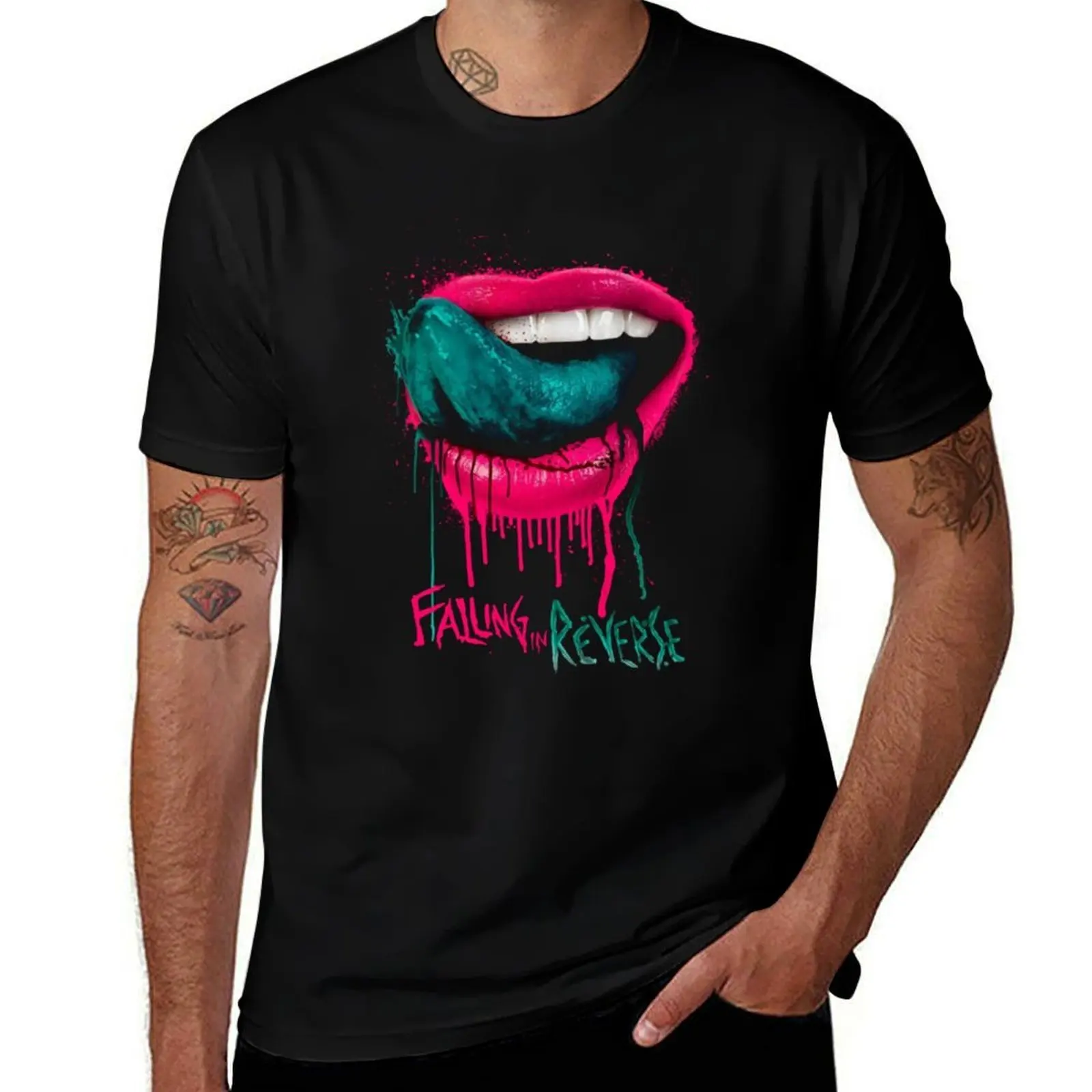 pink lipstick falling in reverse the rest gift for fans and lovers - Falling In Reverse T-Shirt