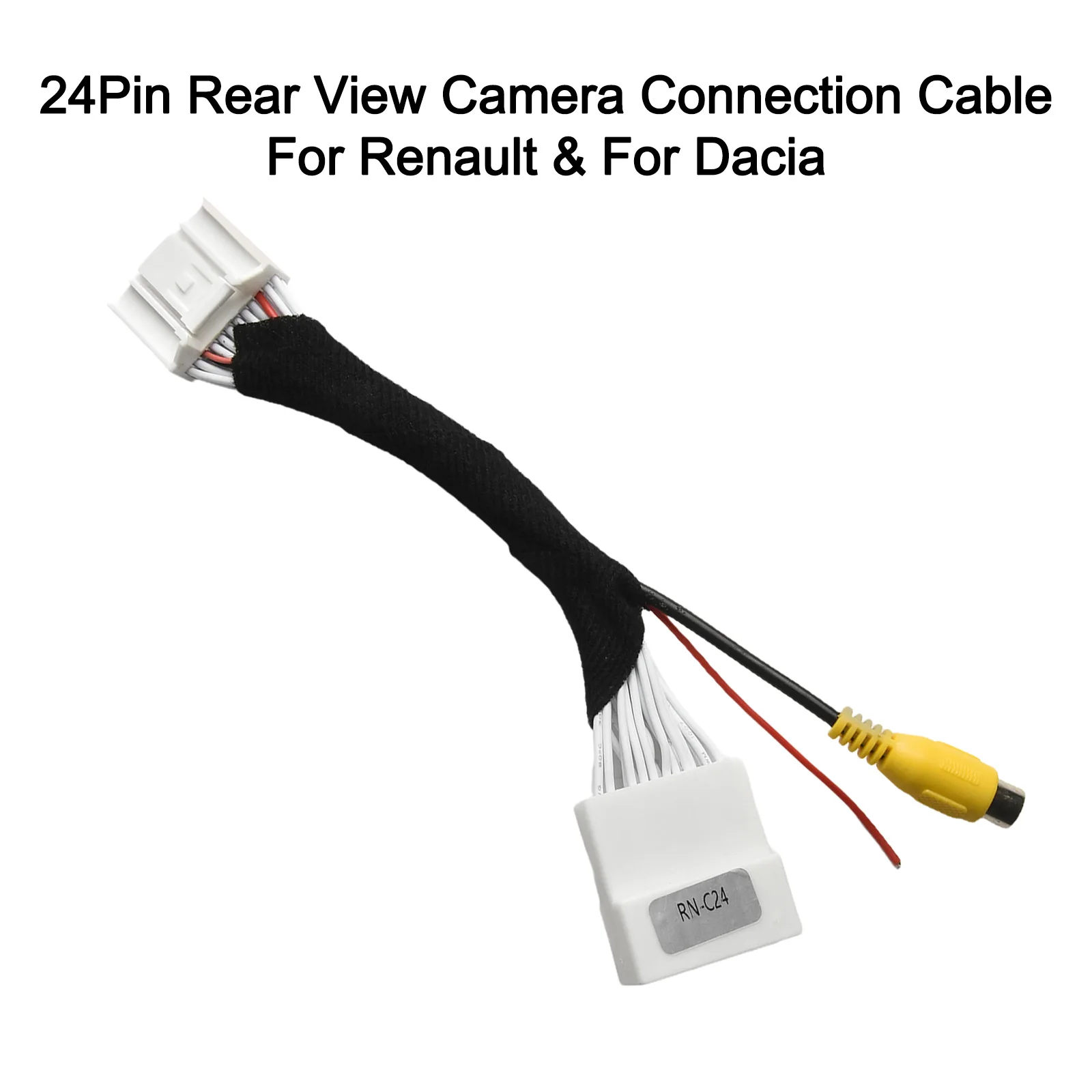 24 Pin OEM-Compatible Rear Camera Adapter For For Renault 4 Dokker Sandero Logan Duster Lodgy Trafic Combi 2012 Up