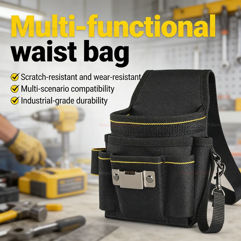 

Многофункциональная поясная сумка для инструментов электрика из ткани Оксфорд, органайзер для отверток и инструментов для работы, DIY, для профессионалов и мастеров
