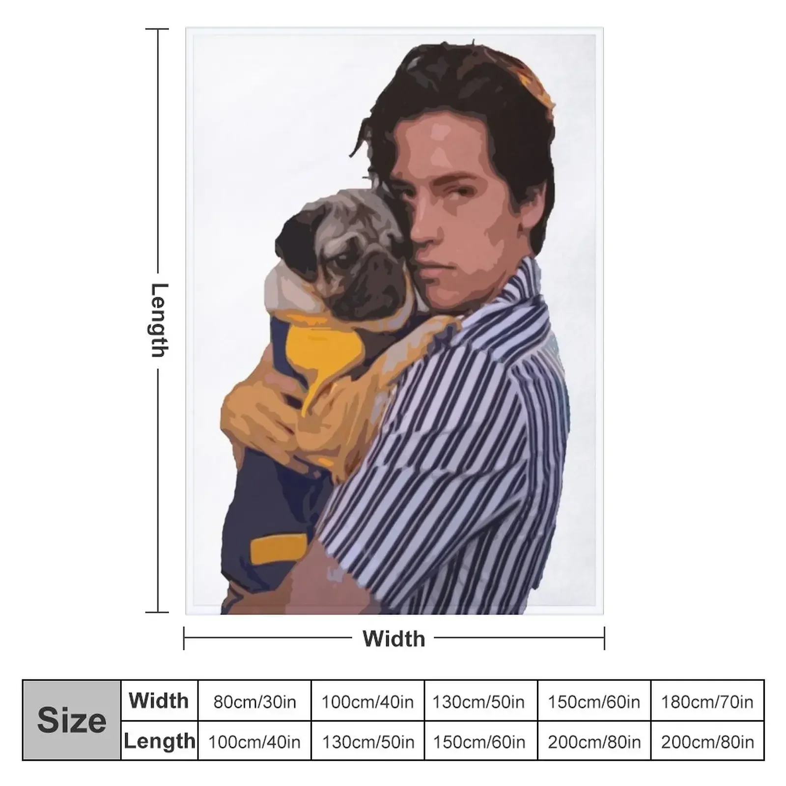 Cole Sprouse Throw Blanket Baby Fashion Sofas Blankets