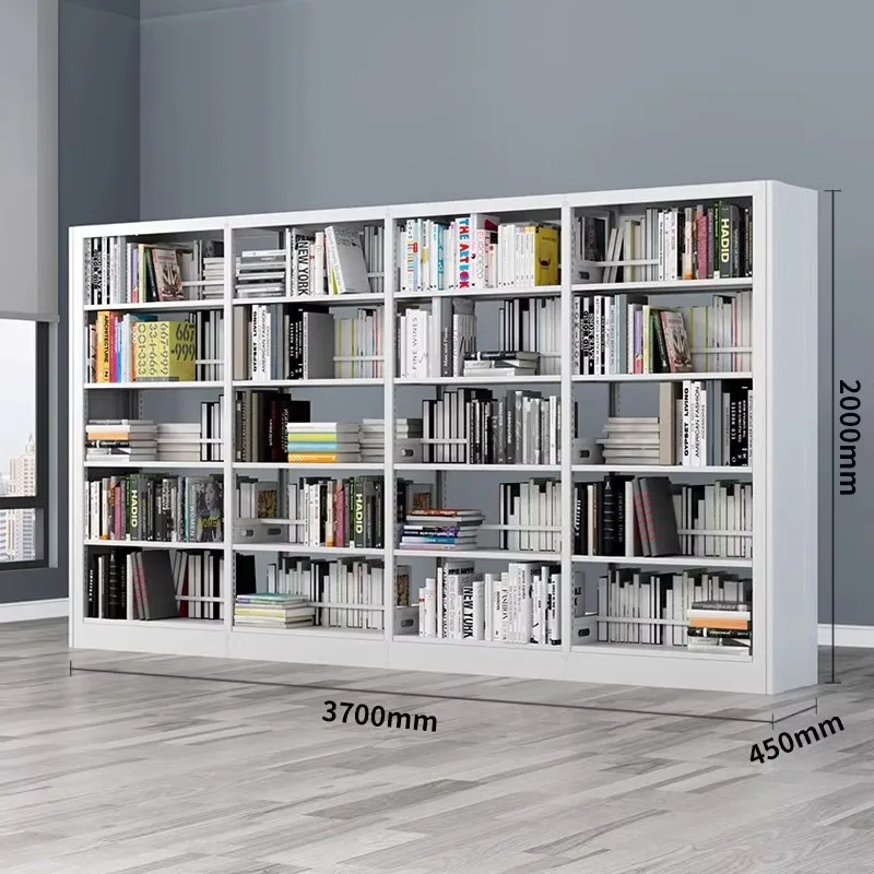 Library Steel Bookshelf File  Data  Voucher  Household Living Room Shelf Cross Bed Table