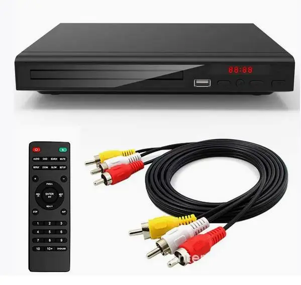 

High Definition Home Dvd Player Compact Slim Design Portable Player for Family Video Compatible Vcd Dvd Cd Clear Sound