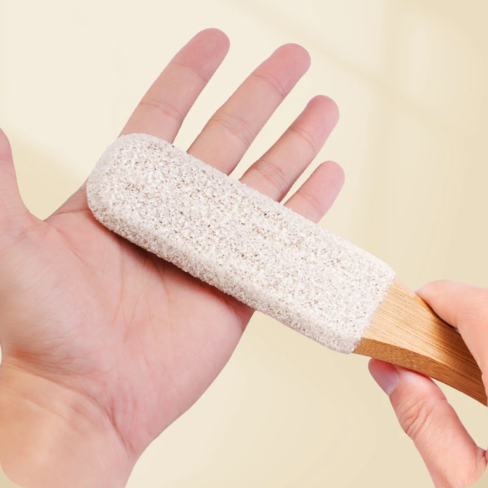 مزيل الكالس لملف القدم بمقبض خشبي ، جهاز تنظيف القدمين ، إزالة الجلد الميت ، الذرة الخشنة الجافة ، الكاشطة ، القدمين ، 1 ify #2