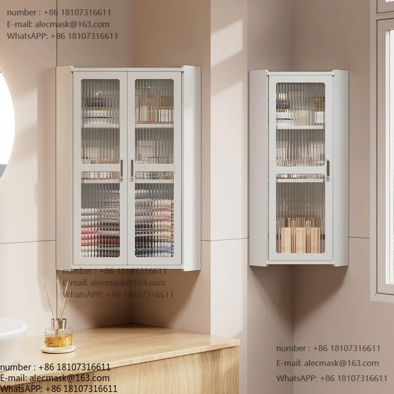 

Bathroom Toilet Shelves Storage Cabinets Wall Cosmetics Washbasin Storage Cabinets Corner