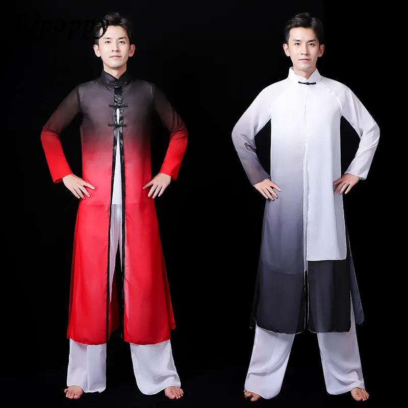 New Chinese Style Ethnic Dance Performance Costumes No More Kangqiao Ink Painting Han and Tang Classical Performance