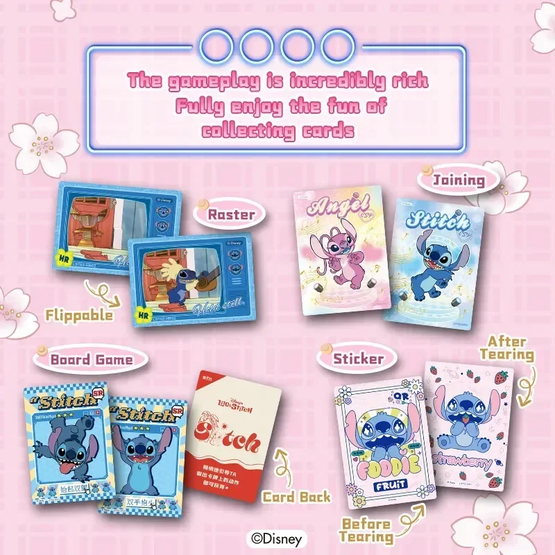 10 Packs CARDFUN Lilo and Stitch 2nd Cards Official Anime TCG CCG Collectible Card Game Trading Cards Hobby Gifts Toys