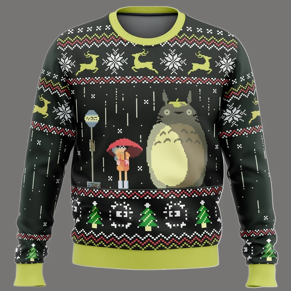 25/26 حار بيع جديد انمي ياباني موضوع سلسلة سترة قبيحة الأسرة حفلة عيد الميلاد هوديي المتضخم الكبار الخريف/الشتاء #5