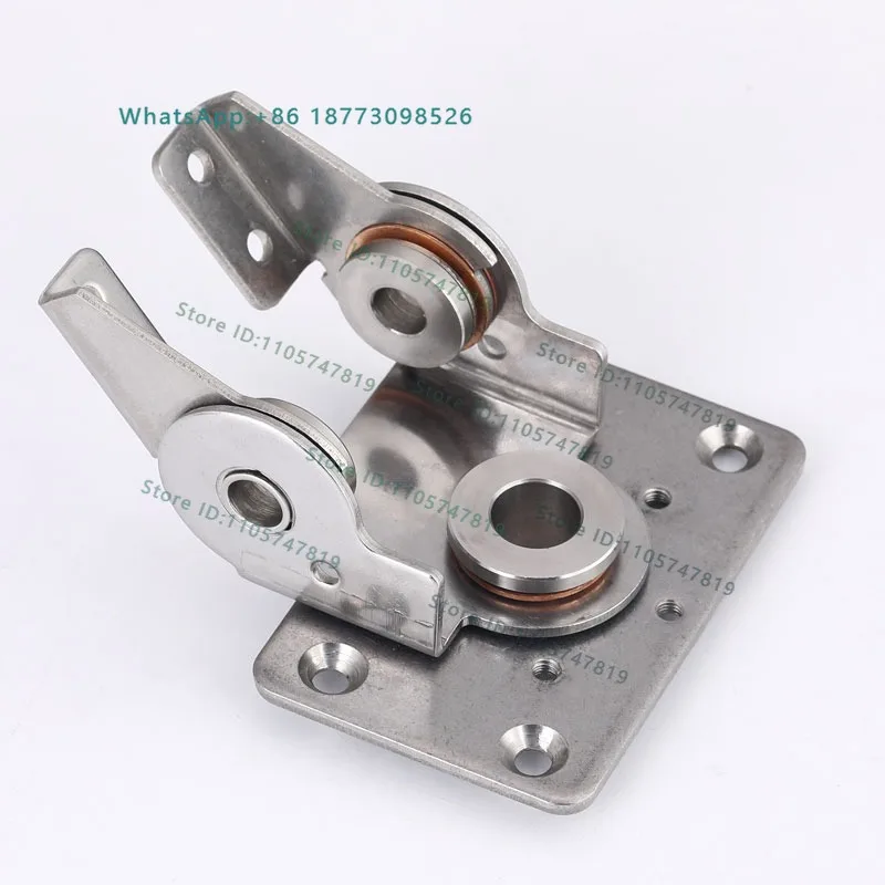 Stainless steel damping pivot hinge HFK71-30/76-70 bi-directional axis positioning rotation torque hinge