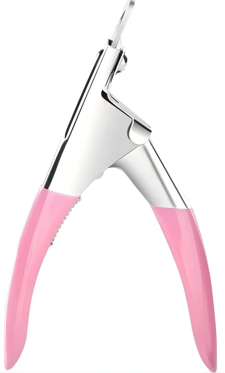 

Эргономичные кусачки для ногтей из нержавеющей стали, U-образные кусачки с нескользящей ручкой для толстых ногтей на ногах, удобный маникюрный инструмент