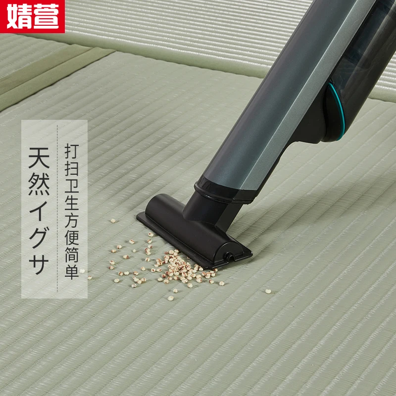 Colchão de arroz para arroz doméstico, Tatami Mat, Tapete de piso impermeável, dobrável