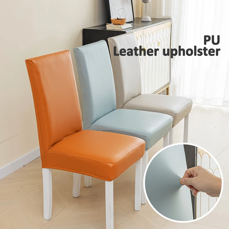 Large Size Modern Chair Cover Armless Chair Slipcover Elastic Chair Seat Protector Washable Removable for Dining Room Kitchen