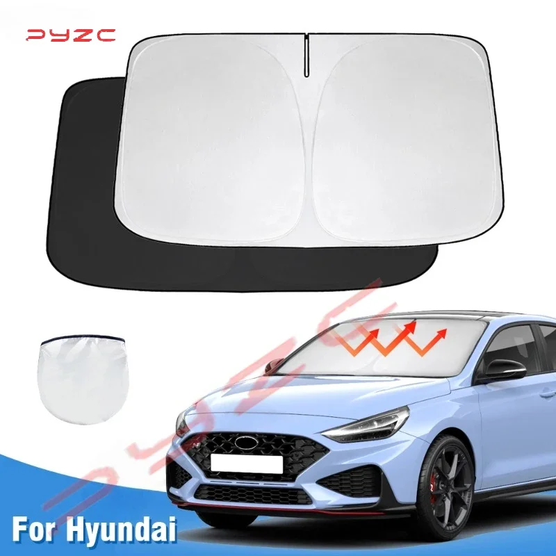 

Windshield Sun Shade for Hyundai I30 FS GD PD Sunshade Window Sun Visor Protector Foldable Blocks UV Rays Keep Your Car Cooler