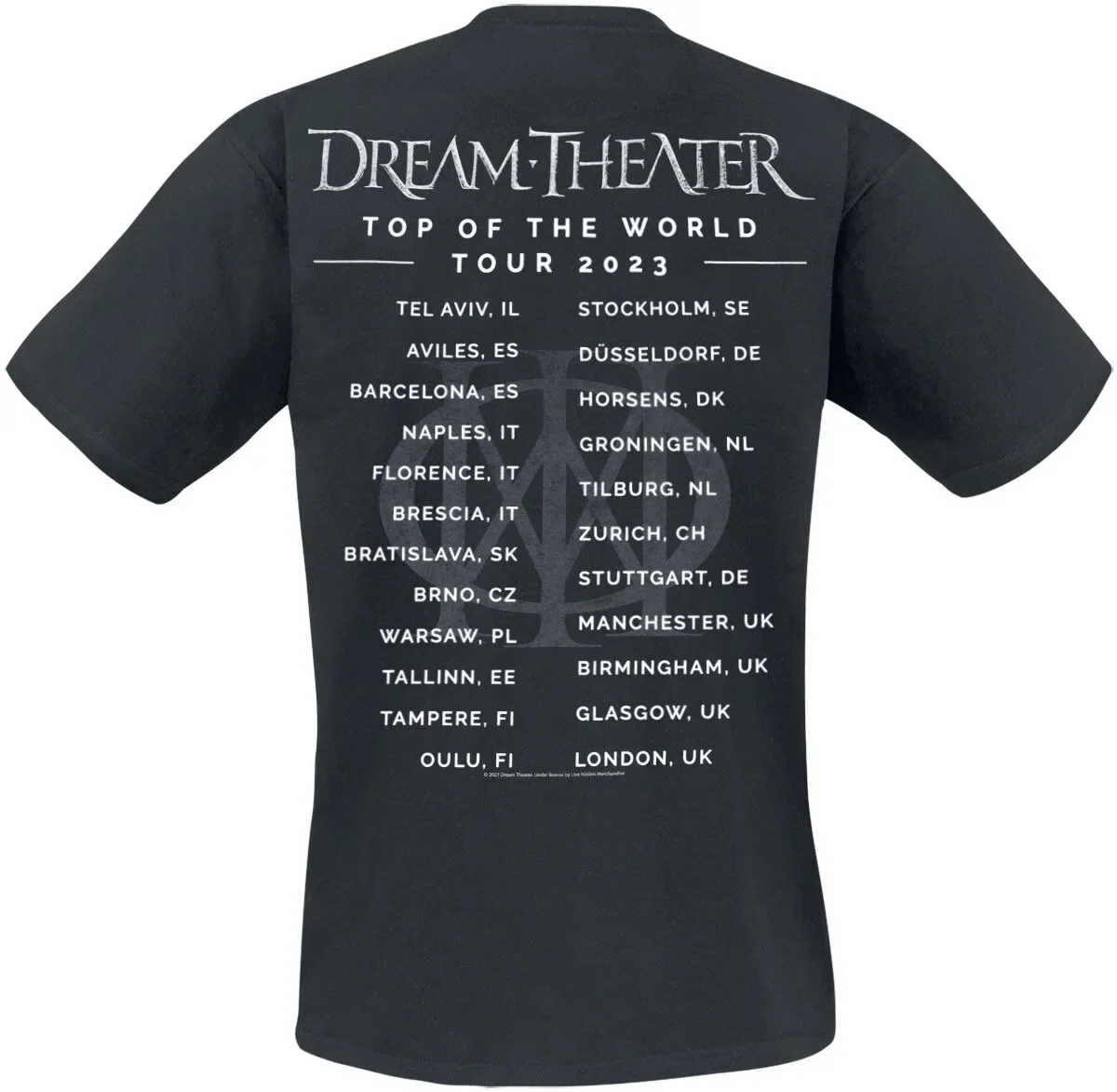 Dream Theater Metropolis Pt.2 T-Shirt, Prog-Metal-T-Shirt mit Memory-Collage-Kunst & vollständigem Albumtitel, Dream Theater Fan Merchandise – Detail 7