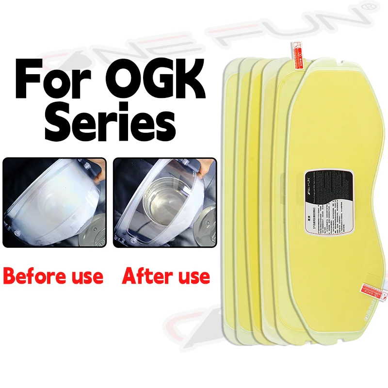 AEROBLADE Anti fog Visor for OGK kabuto F17 AEROBLADE5/AEROBLADE6/RYUKI Visor Helmet pin Anti fog Lock Snap On visor inserts