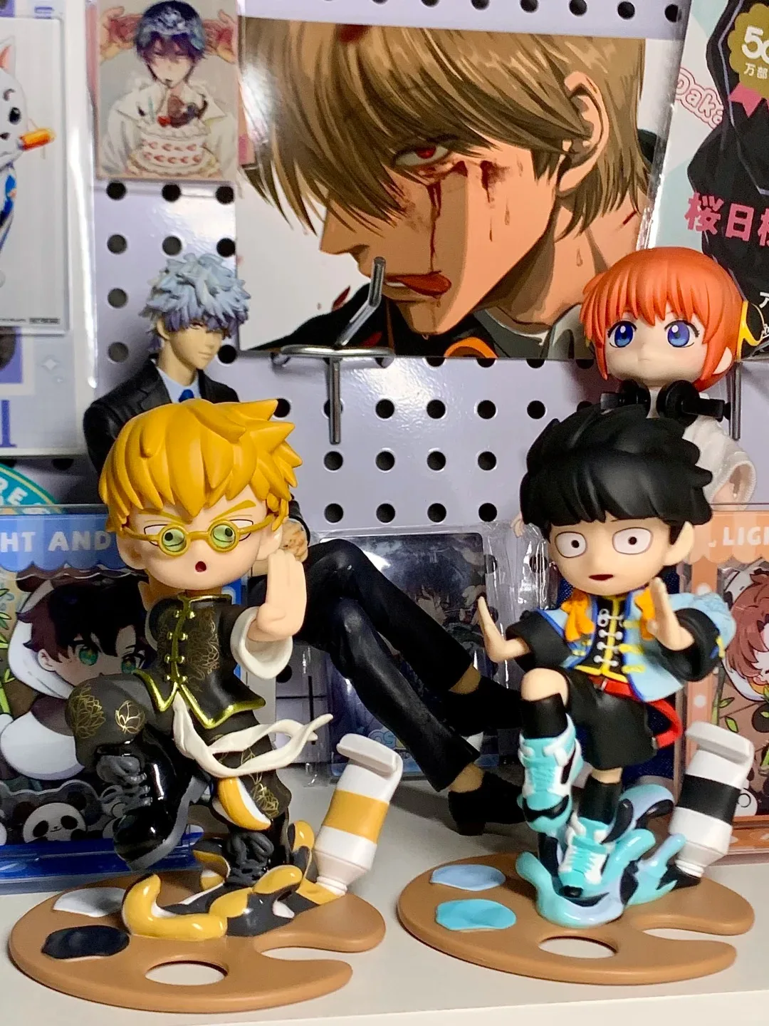 Neue Mob Psycho 100 Anime-Figuren GK Reigen Arataka Q-Version Kawaii Stehende Palm-Serie Modellpuppe Desktop-Ornament Sammelspielzeug – Detail 2