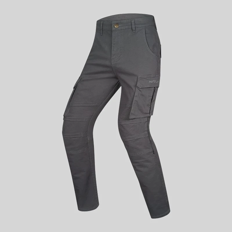 سراويل ركوب الدراجات النارية، مضادة للسقوط ومضادة للتمزق، معدات حماية قابلة للفصل، سراويل سباق ريترو للطرق الوعرة لجميع المواسم